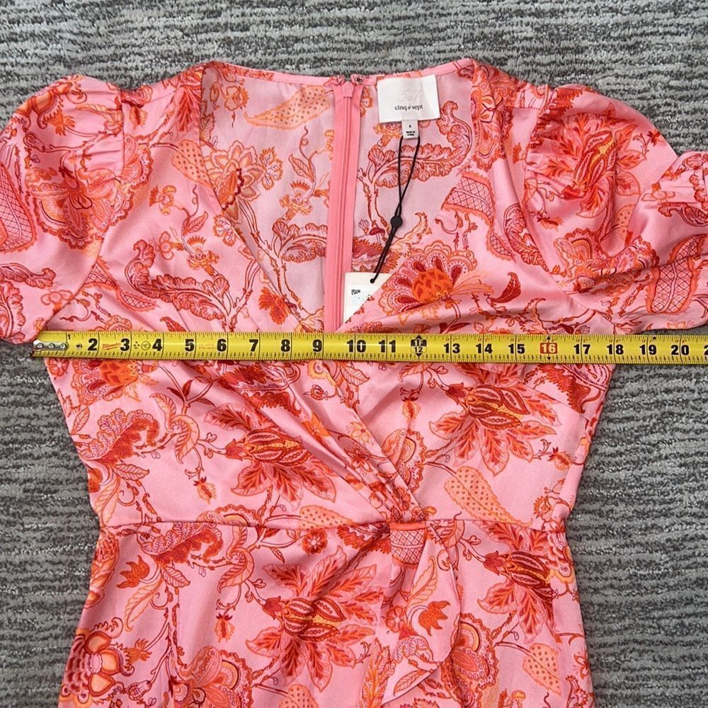NWT Cinq a Sept Kay Midi Dress Size 4 - Picture 10 of 16